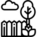 Landscaped garden - indicative image